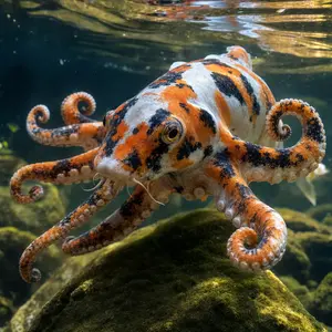 Koi fish + Octopus